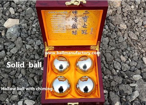 box with rings and metal balls|Baoding balls .